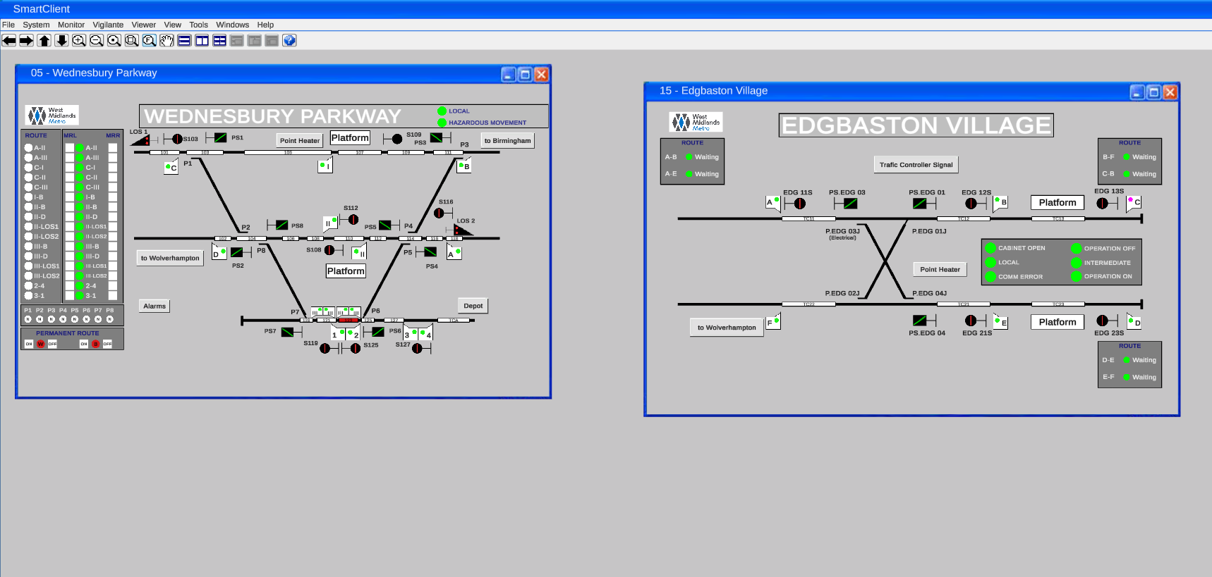 OCC simulation software - Birmingham view 1